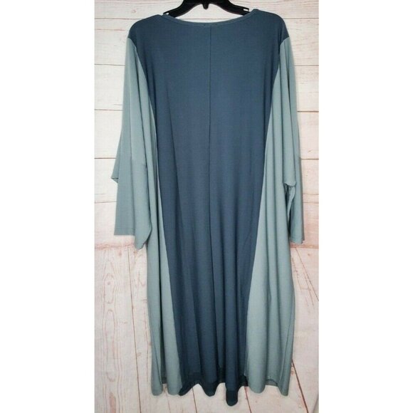 Rare Exclusive Wynne Layers 3XL Plus Sized 2 Pocket 1/4 Sleeve Poly/Spandex Top - Picture 7 of 12